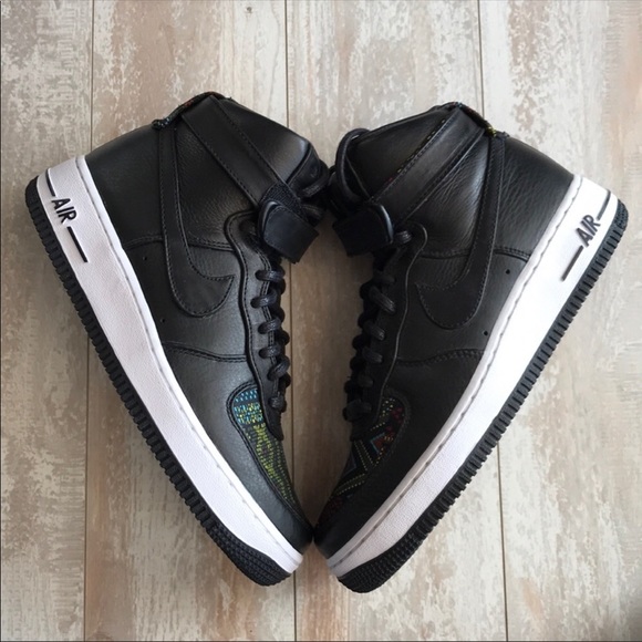 NWT Nike Air Force 1 QS Tribal Print black - Picture 4 of 8